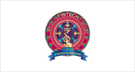 Skoch Fintech Award Logo with Ribbon